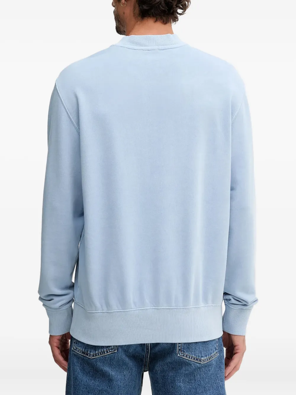 BOSS Trui met ronde hals Blauw