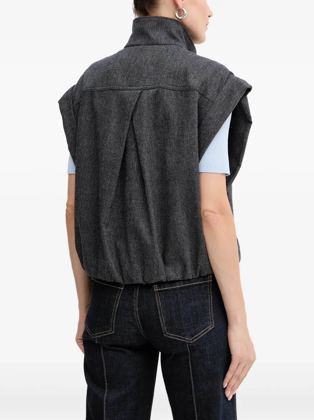 BOSS Jack met borstzak en knopen Grijs