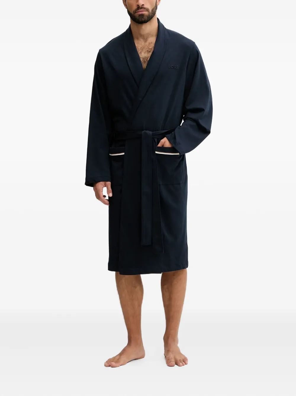 BOSS BM belted pocket dressing gown | Image 2