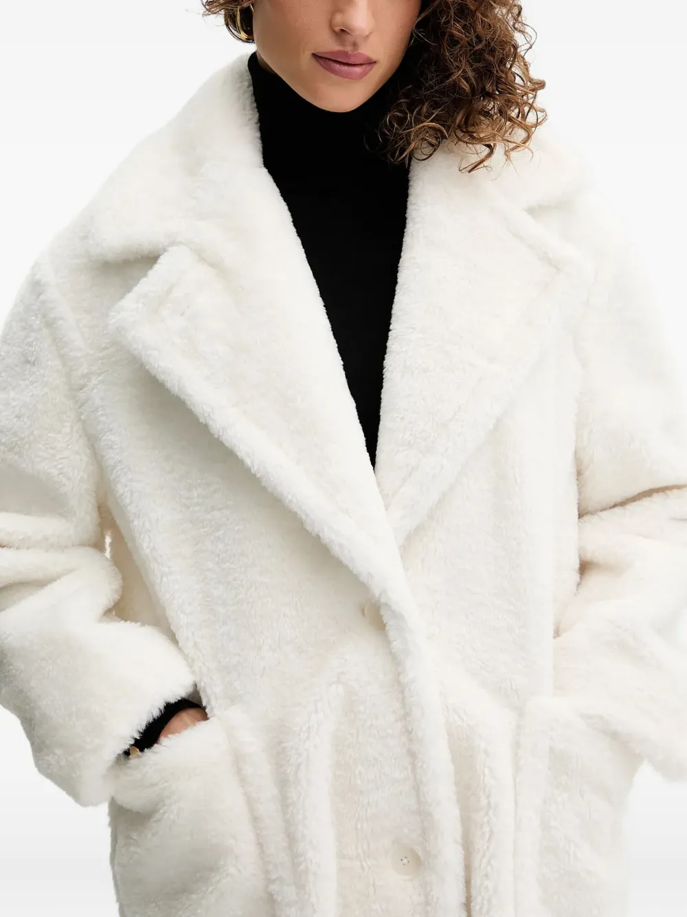 BOSS Catedy jas met knopen Beige