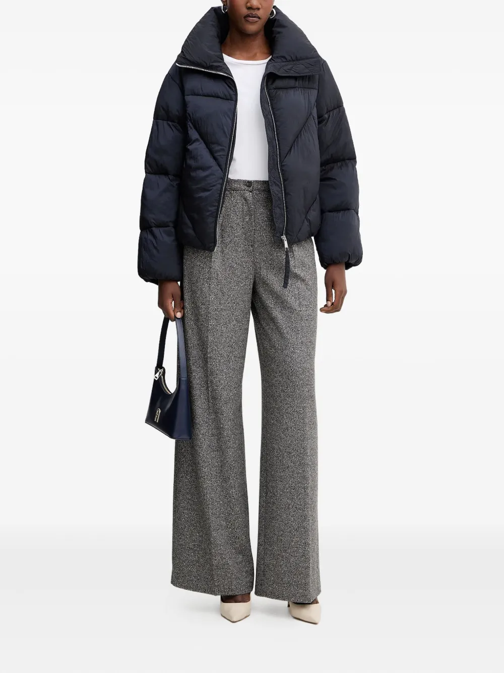 BOSS Padilena gewatteerd jack Blauw