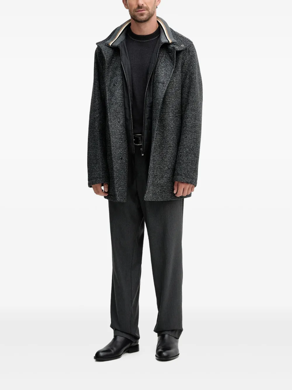 BOSS Trui met ronde hals - Zwart