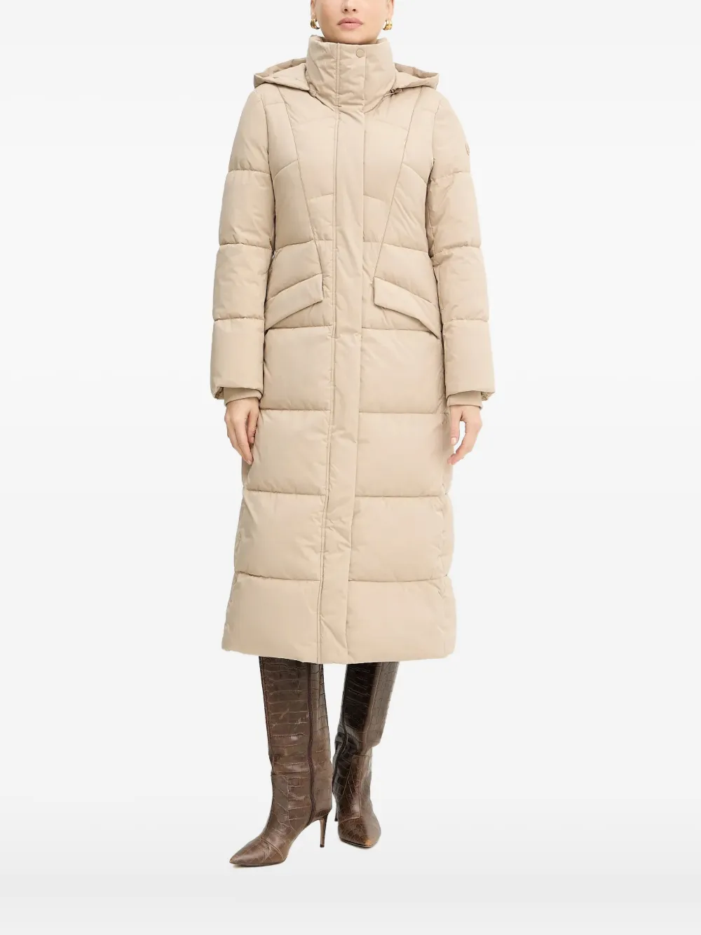 BOSS hooded puffer coat | Neutrals | Image 1