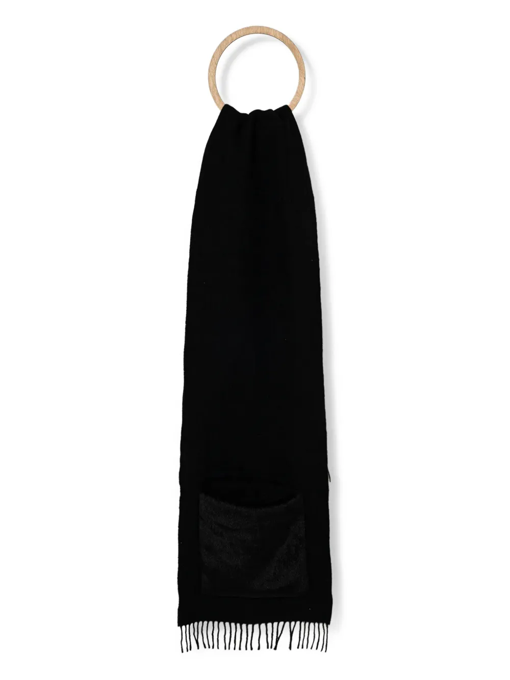 BOSS mascada con flecos | negro | Image 1