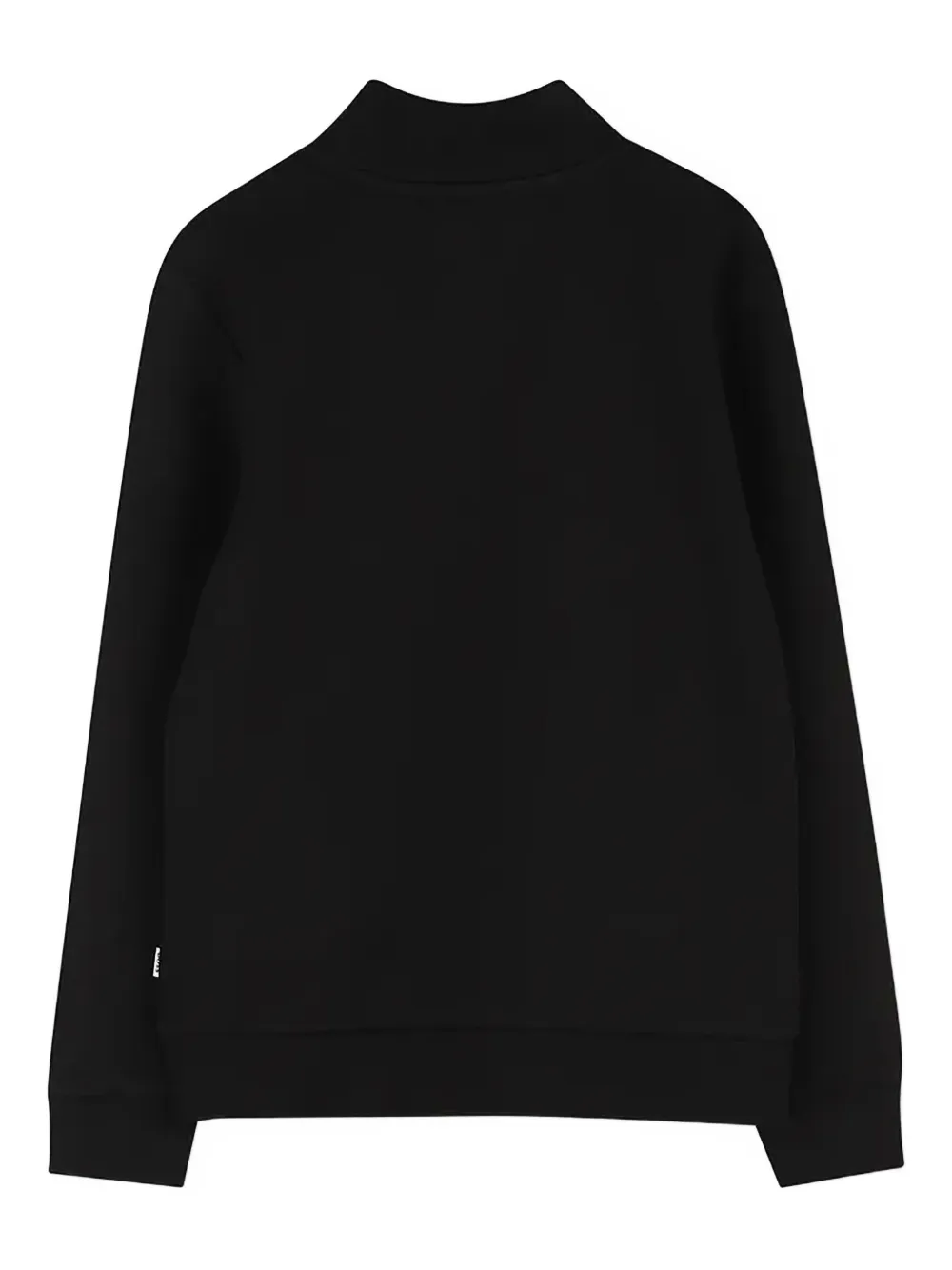 Hugo Boss Half-zip Logo-detail Sweatshirt In Black