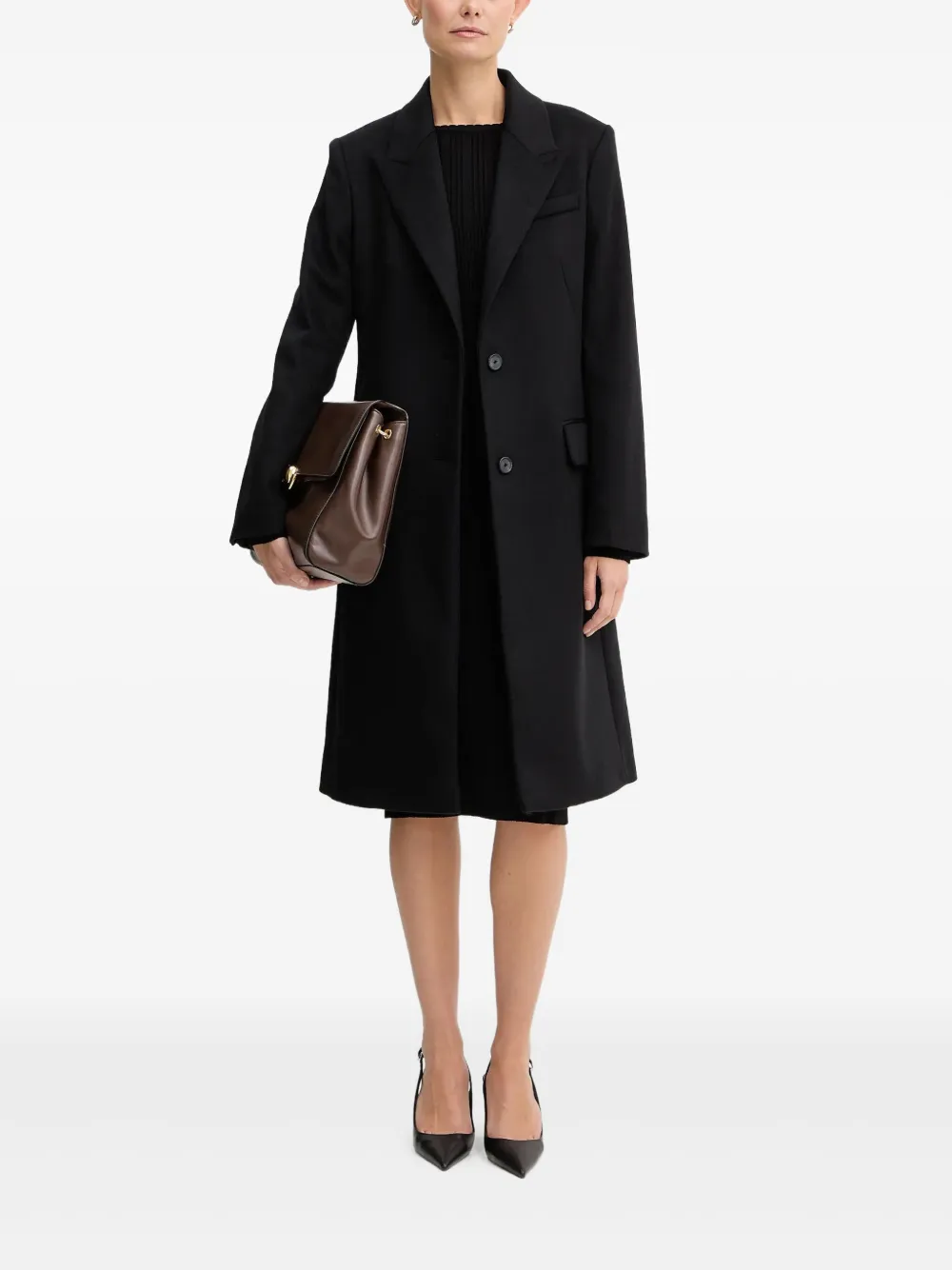 BOSS button pocket coat | Single Breasted Coats | Image 2