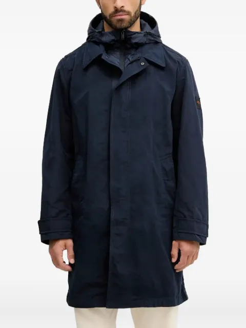 BOSS hooded layered coat
