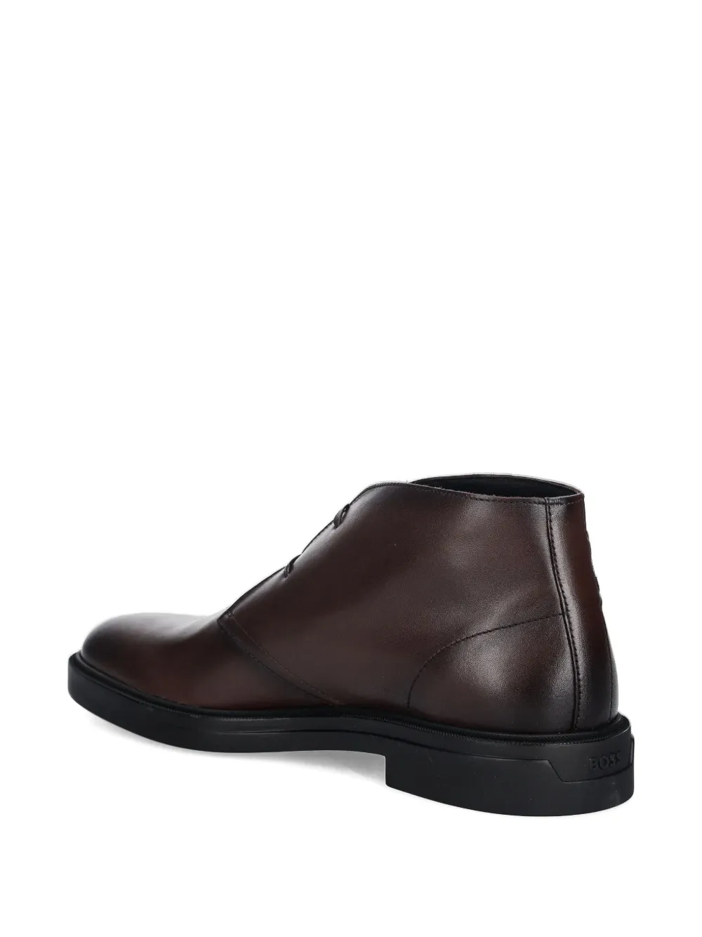 BOSS Calev leren desert boots Bruin