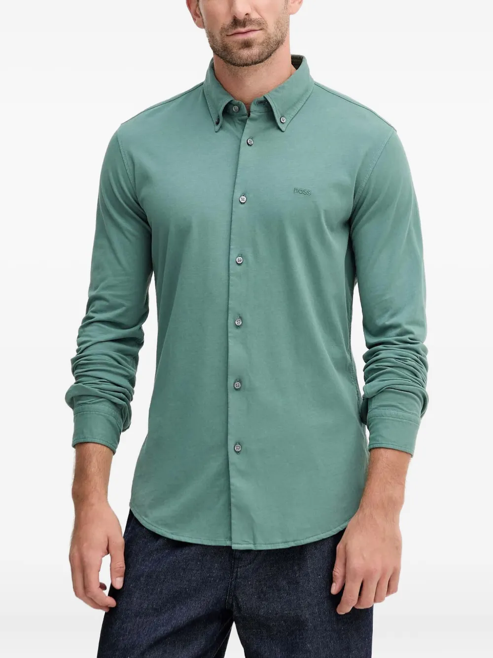 BOSS camisa Myjersey | verde | Image 1