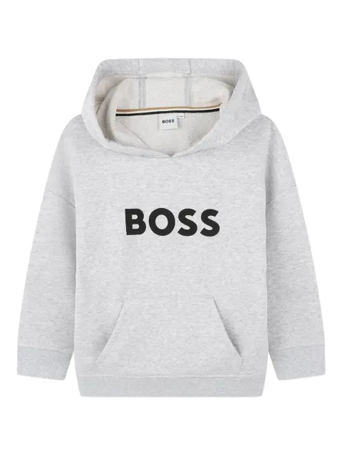 BOSS logo-print hoodie