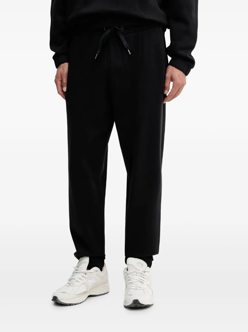 BOSS drawstring logo-detail track trousers | Black | Image 1