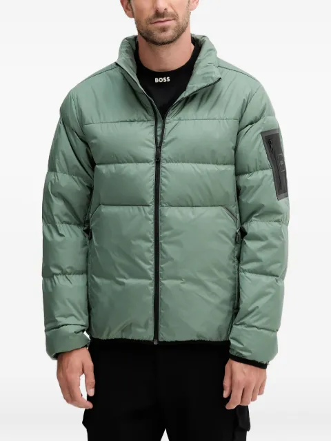 BOSS doudoune zippée à patch logo
