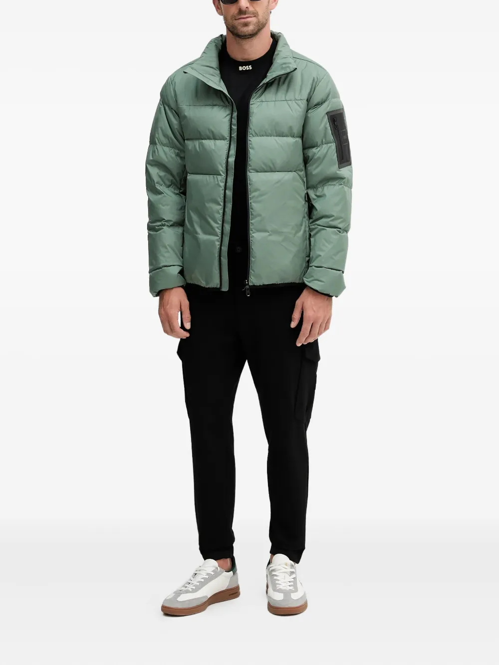 BOSS doudoune zippée à patch logo | Doudounes & vestes matelassées | Image 2
