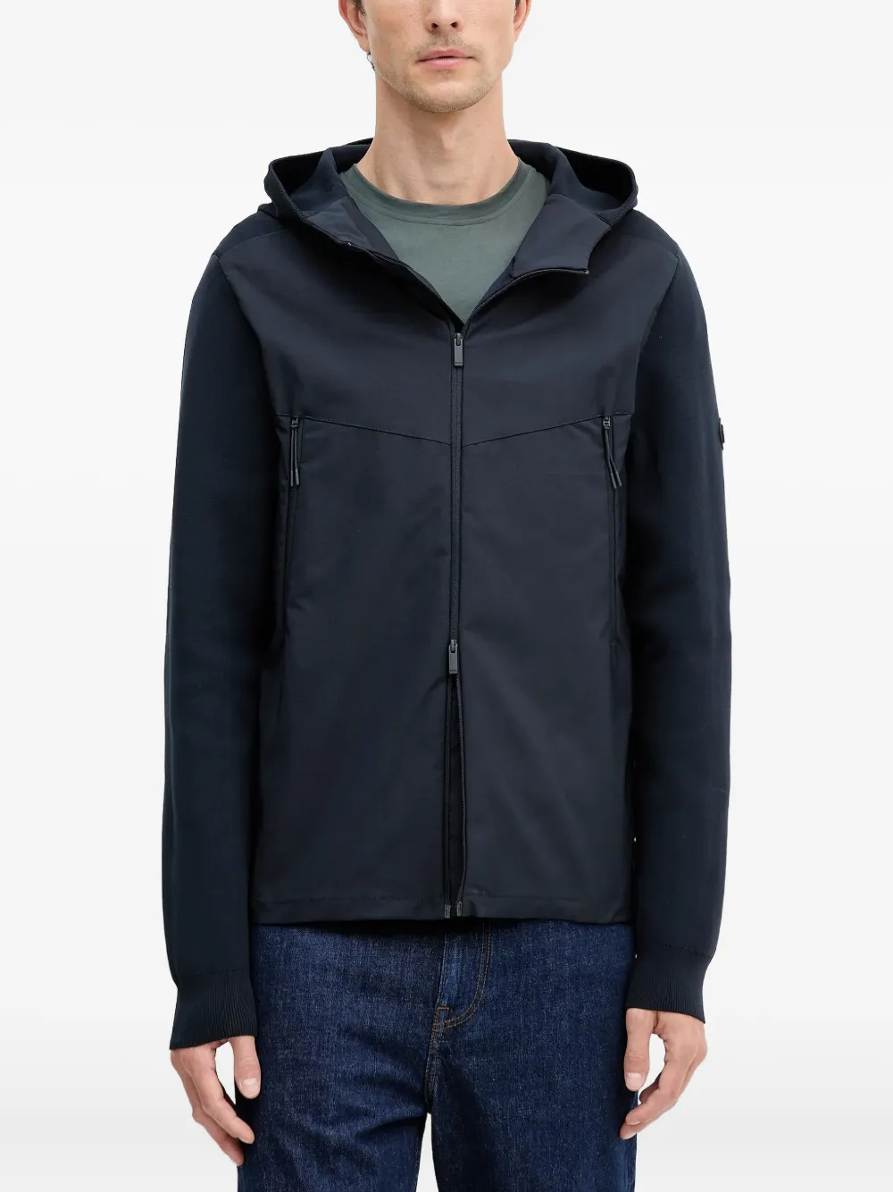 BOSS veste zippée à capuche | bleu | Image 1