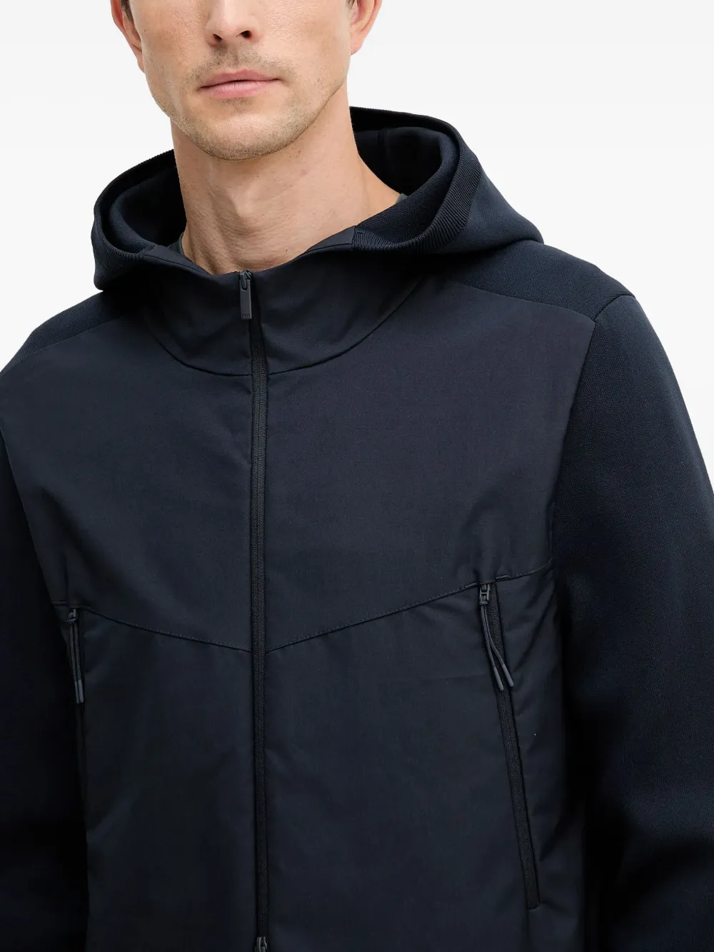 BOSS Jack met capuchon Blauw