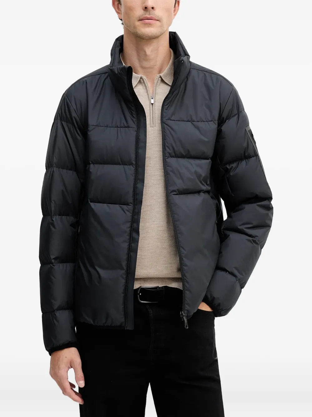 BOSS Urbanex zip-fastening puffer jacket | Blue | Image 1