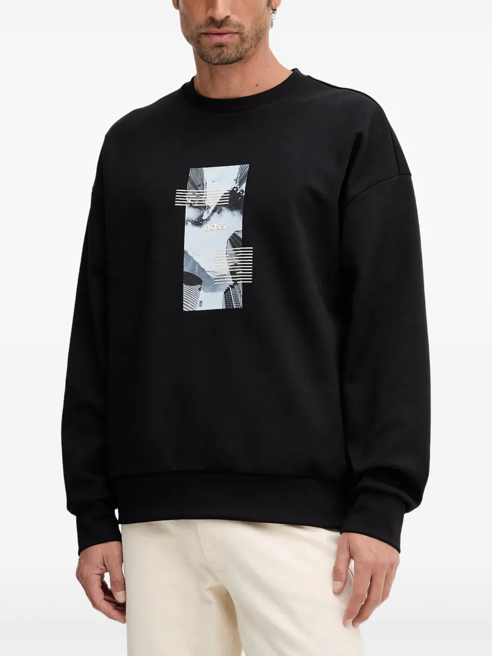 BOSS sudadera Stenson Zone | negro | Image 1