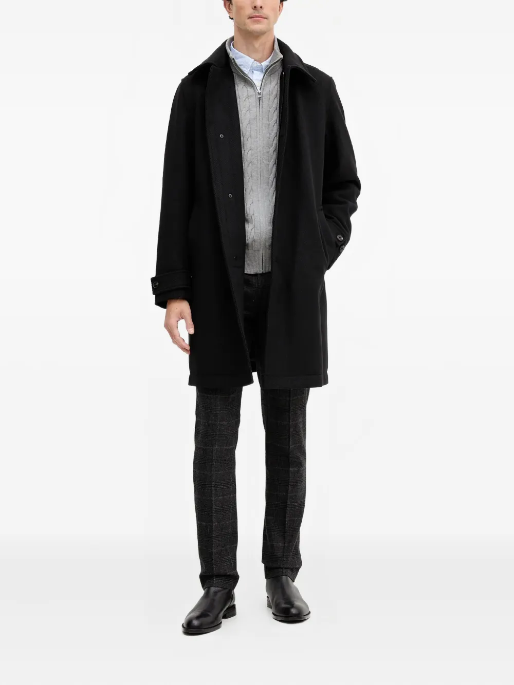 BOSS buttoned coat | Single Breasted Coats | Image 2