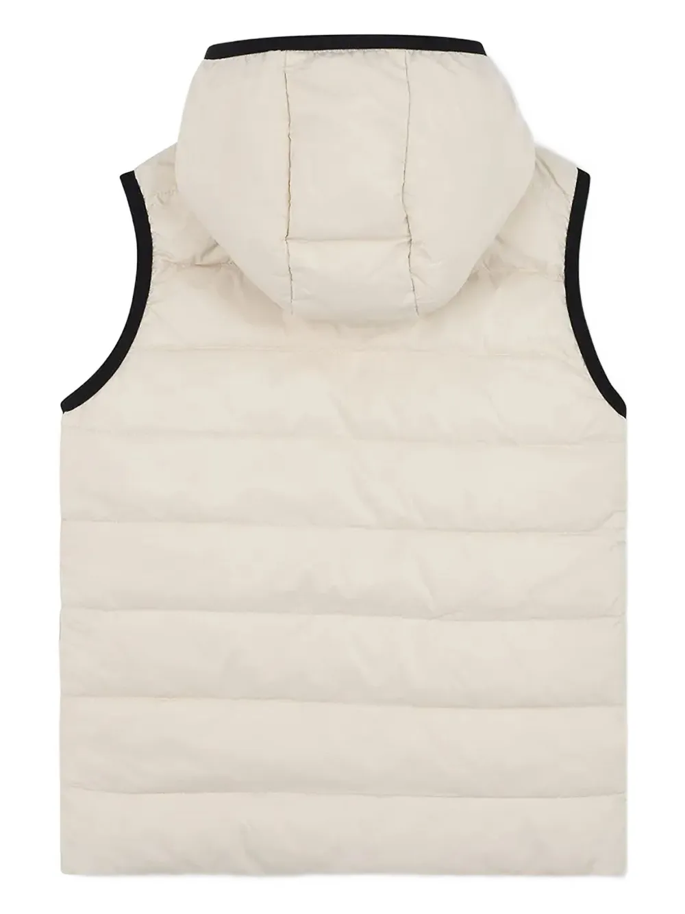 BOSS Kidswear Bodywarmer met capuchon en rits Beige