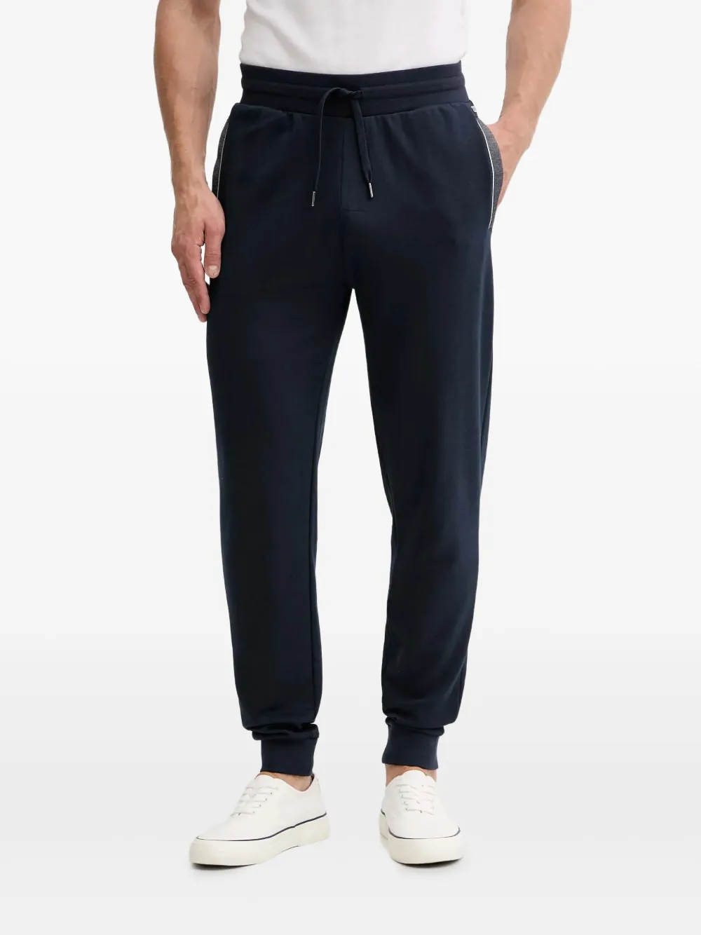 BOSS stripe-detail track trousers | Blue | Image 1