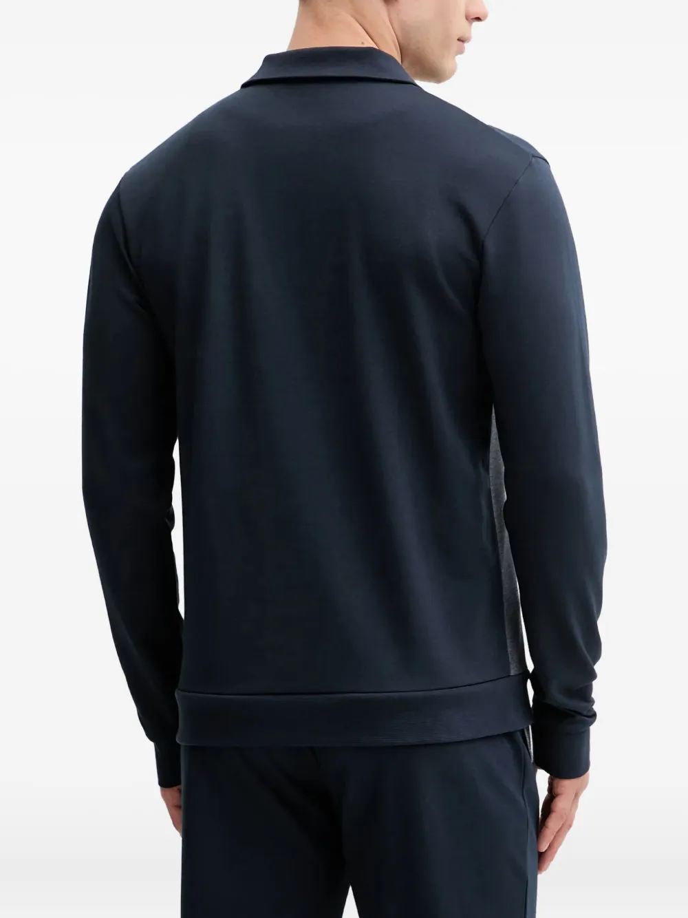 BOSS Sweater met colourblocking Blauw