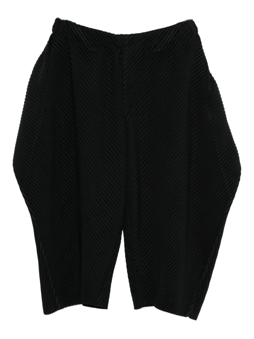 Homme Plissé Issey Miyake cropped wide-leg trousers | Black | Image 1