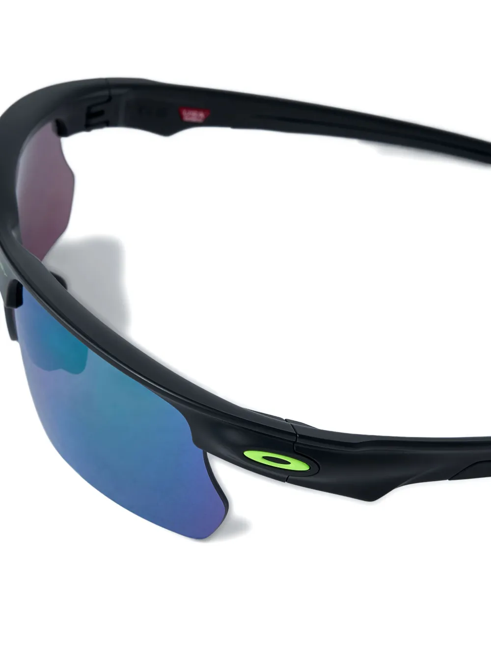 Oakley Zonnebril met schild montuur Zwart