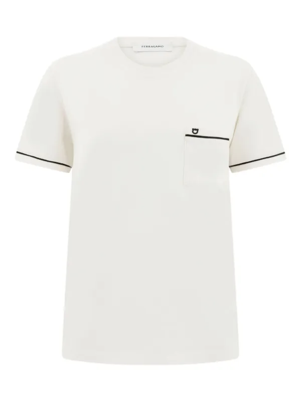 Ferragamo Gancini T-shirt in White