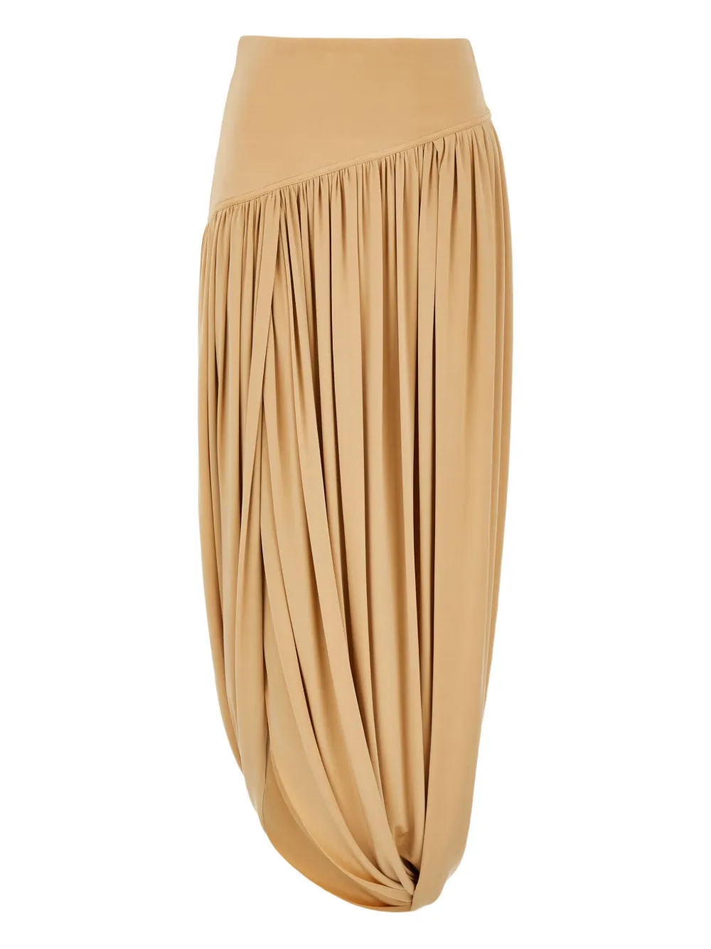 Ferragamo basque tulip skirt - Toni neutri