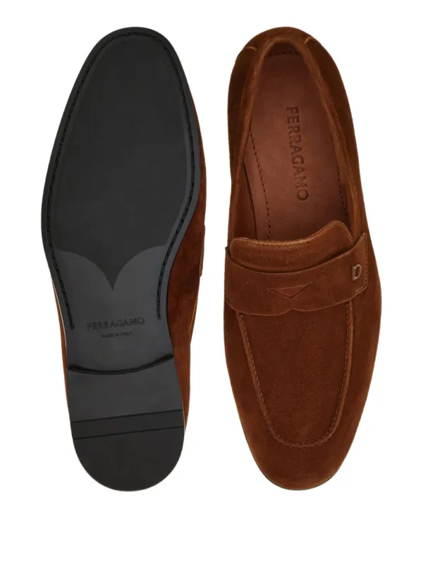 Ferragamo ガンチーニ ローファー | ブラウン | FARFETCH JP