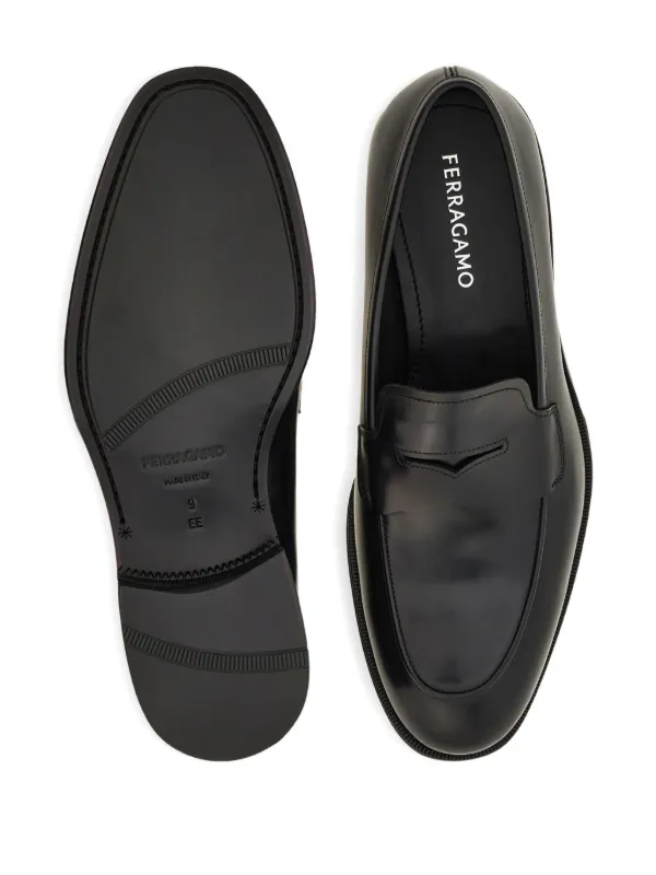 Ferragamo レザー ペニーローファー | ブラック | FARFETCH JP