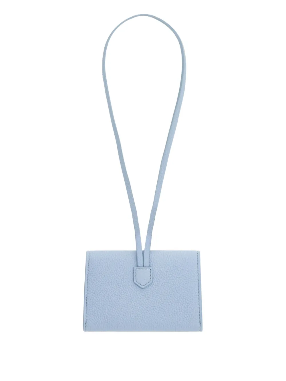 Ferragamo Gancini Buckle Card Holder Charm In Blue