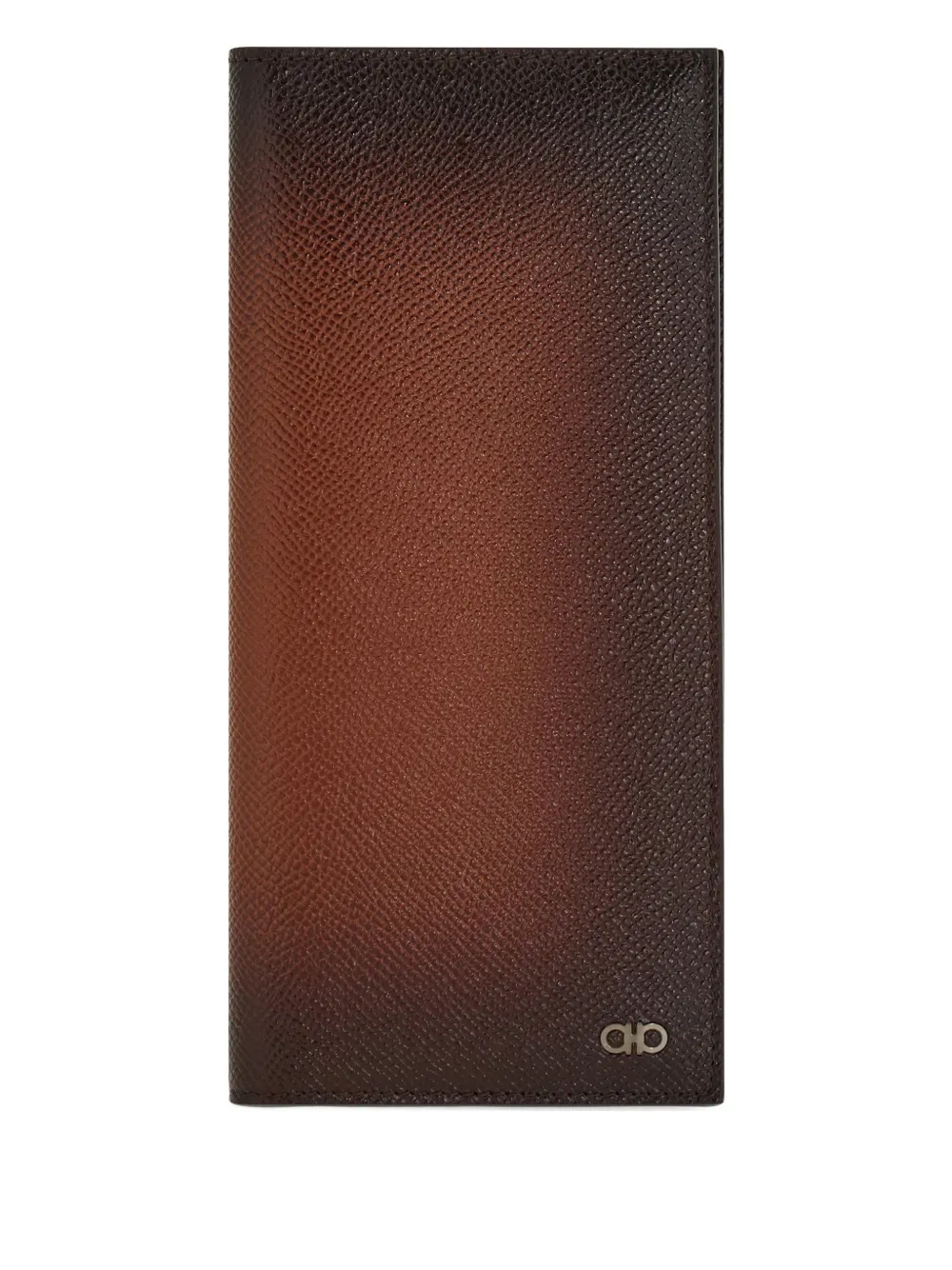 Ferragamo Gancini logo-plaque wallet - Marrone