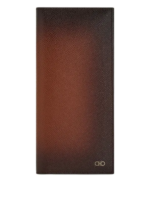 Ferragamo cartera Gancini con placa del logo