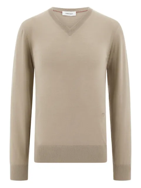 Ferragamo ribbed V-neck sweater
