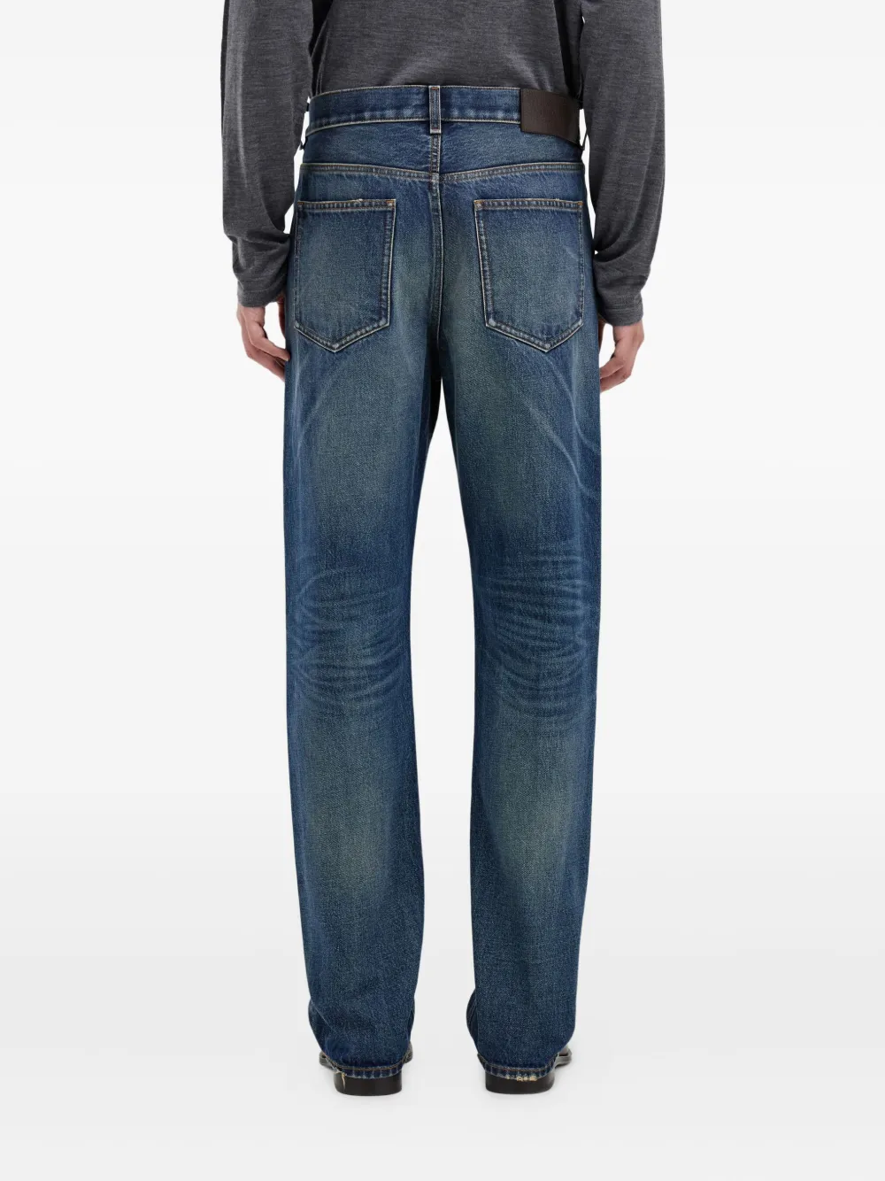 Ferragamo Jeans met vijf zakken Blauw