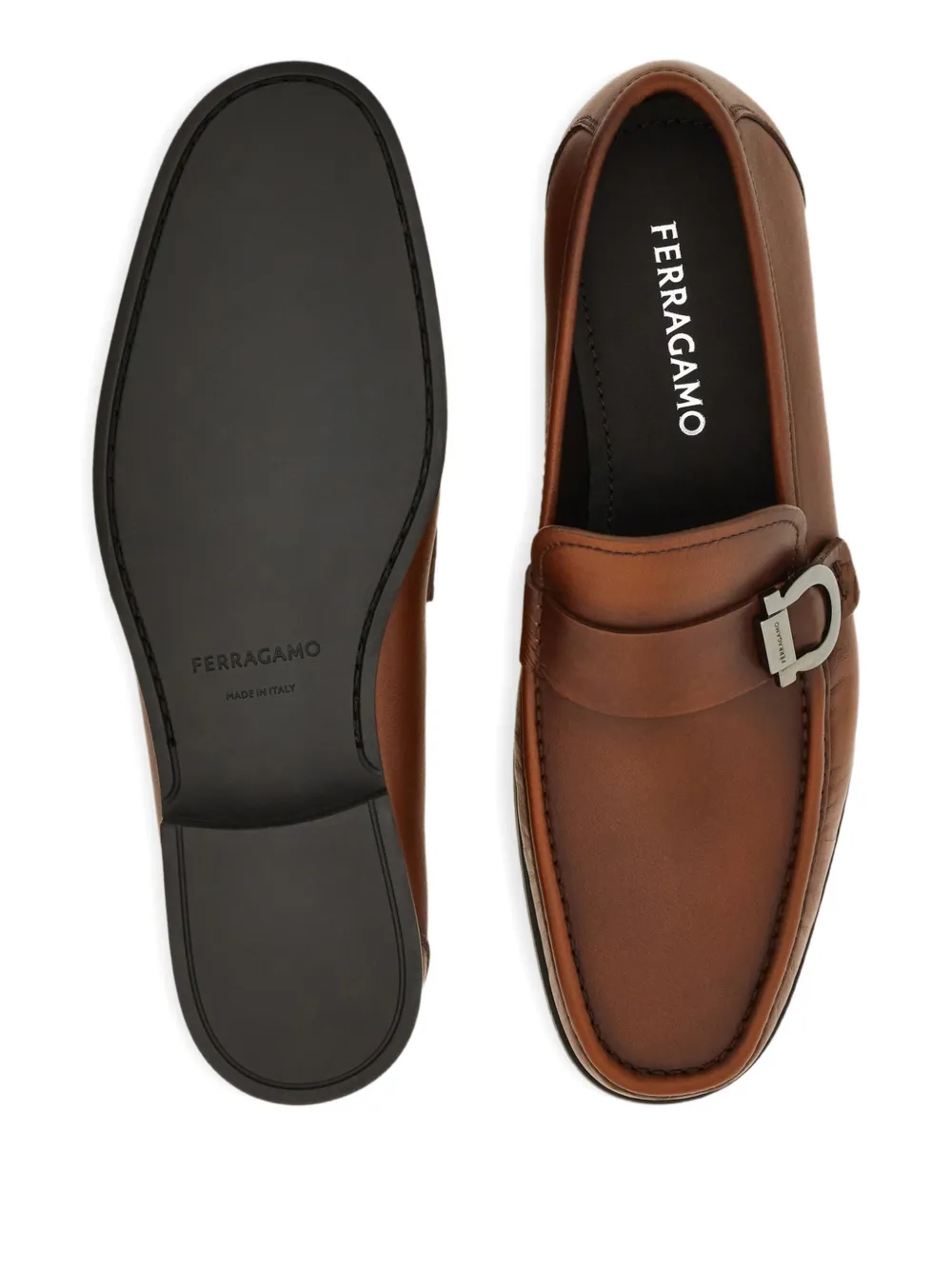 Ferragamo Gancini Saddle loafers Bruin