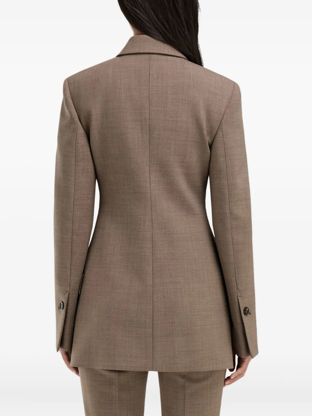 Ferragamo Blazer met ritssluiting Bruin