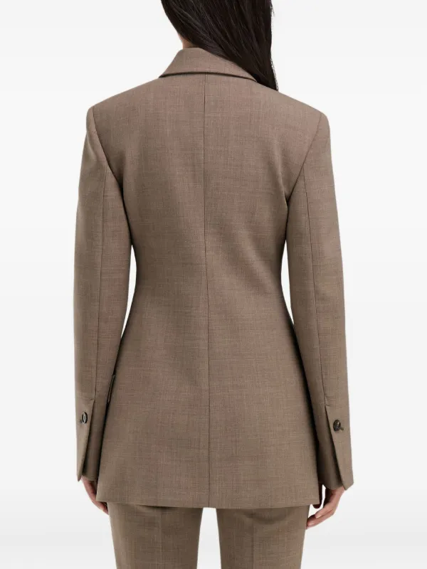 Ferragamo ジップアップ ジャケット | ブラウン | FARFETCH JP