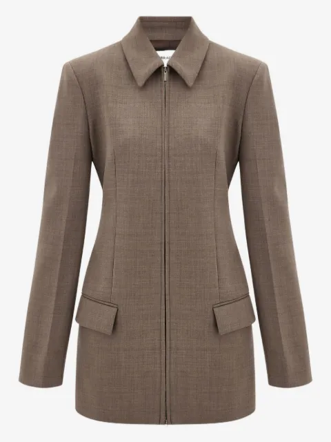 Ferragamo blazer à fermeture zippée