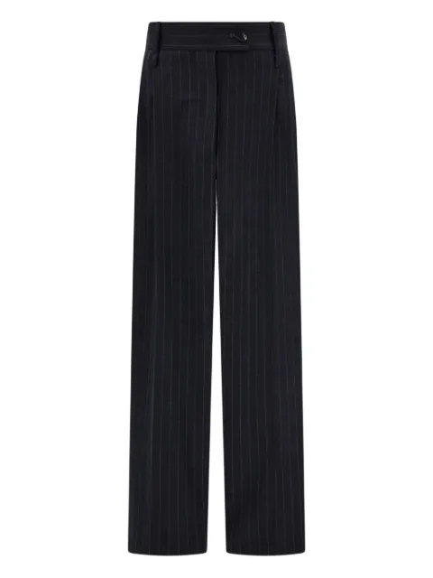 Ferragamo pinstripe pleated trousers