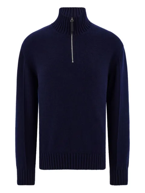 Ferragamo high neck ribbed pullover
