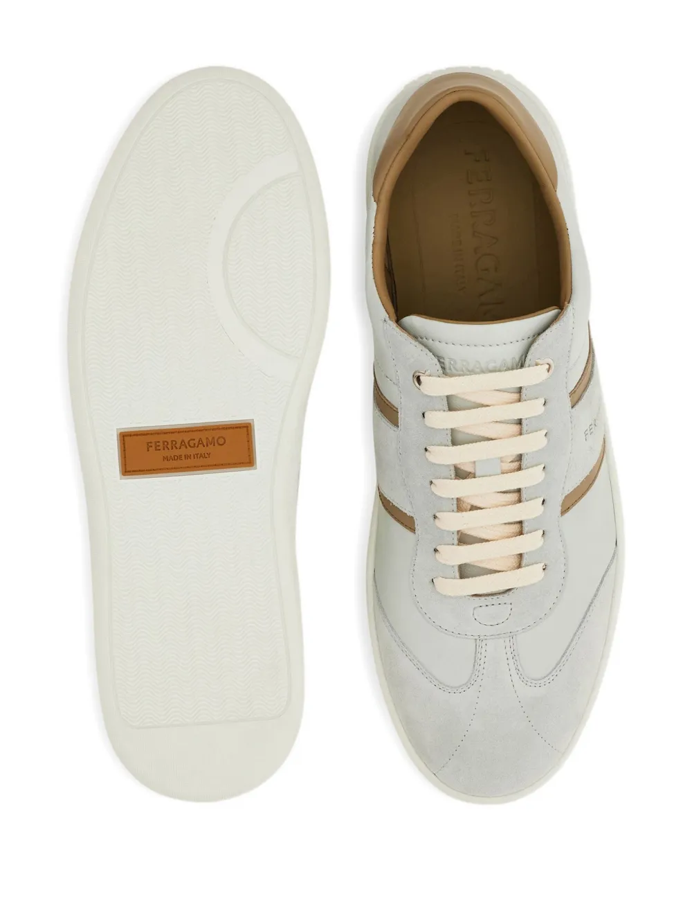 Ferragamo Sneakers met vlakken Blauw
