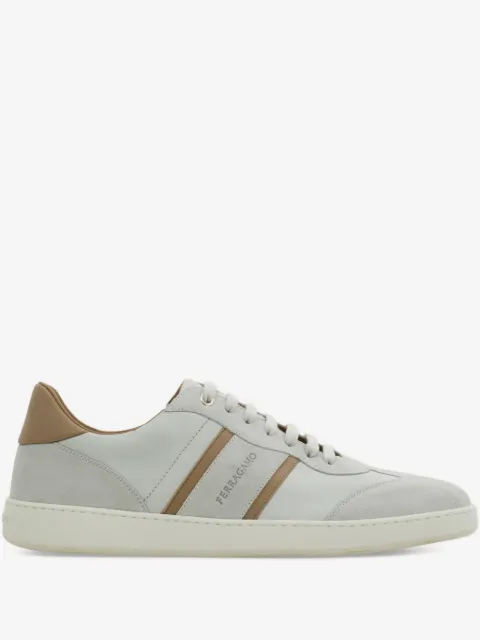 Ferragamo low-top sneakers with signature detail