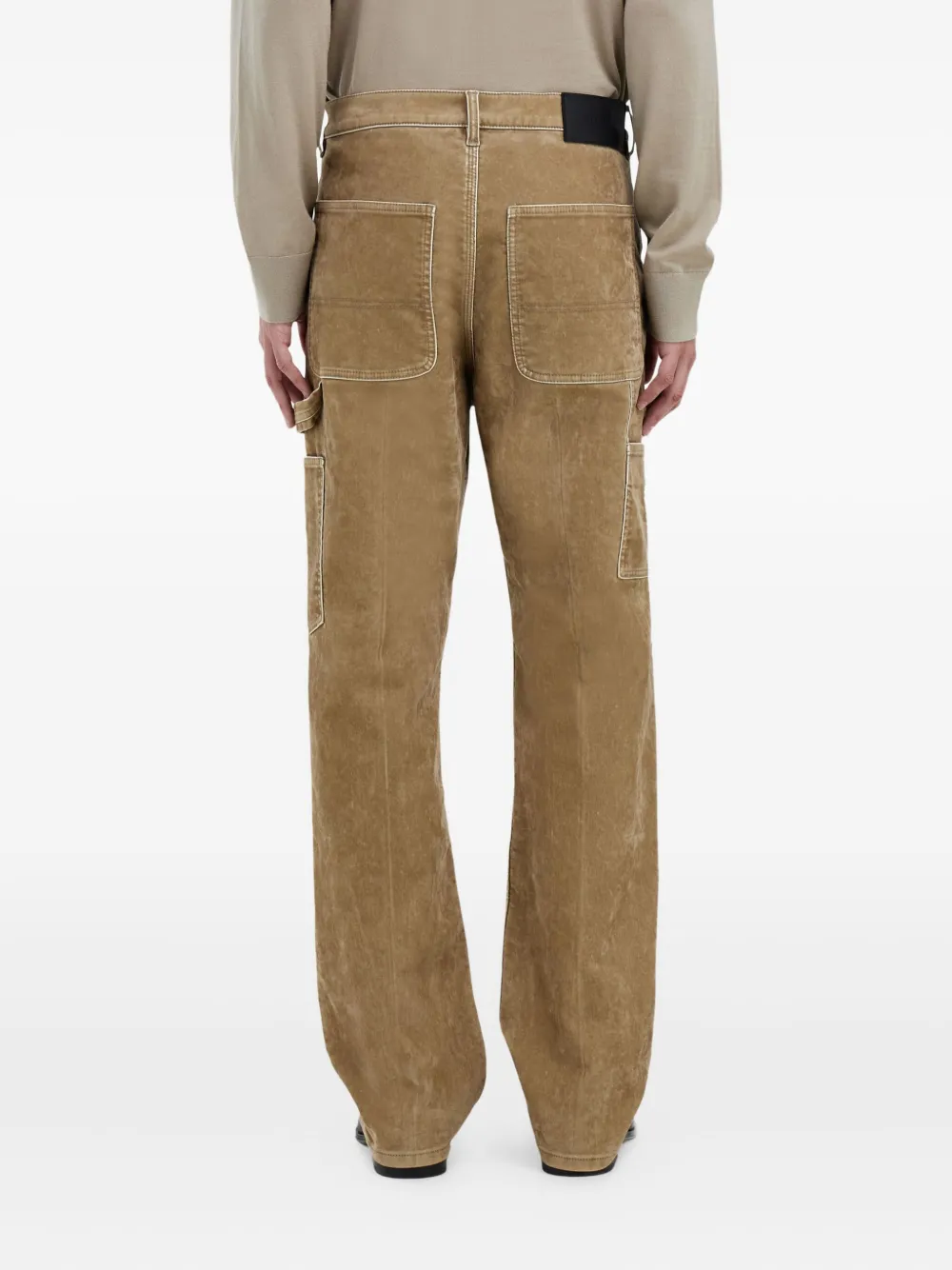 Ferragamo Cargo broek met opgestikte zak Bruin