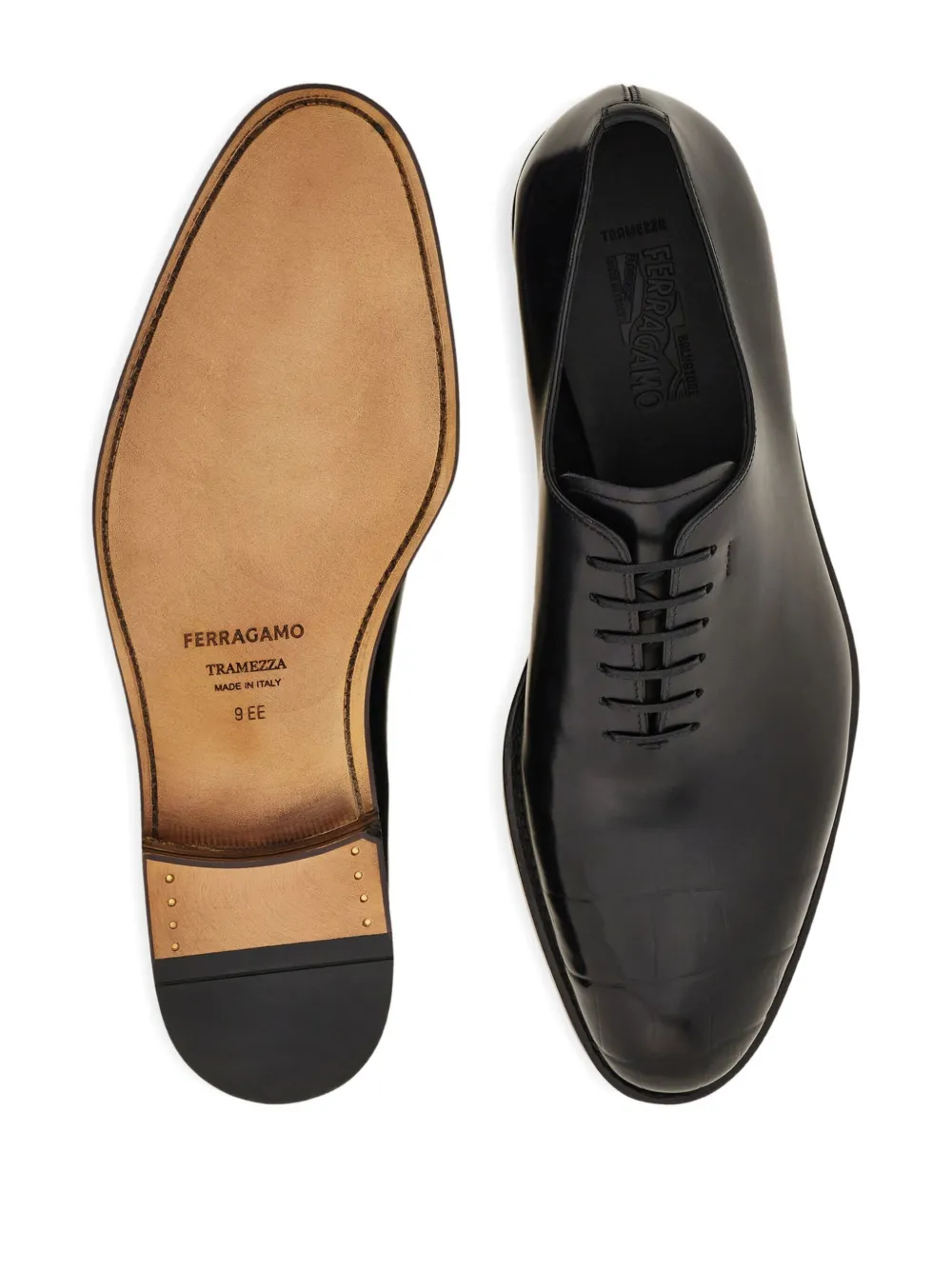 Ferragamo Tramezza Oxford schoenen Zwart
