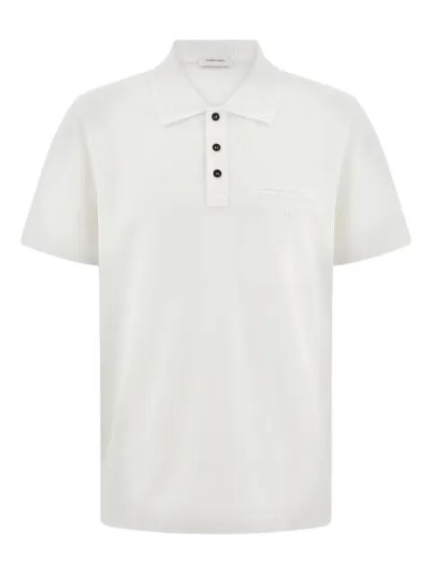 Ferragamo pocket embroidered polo shirt