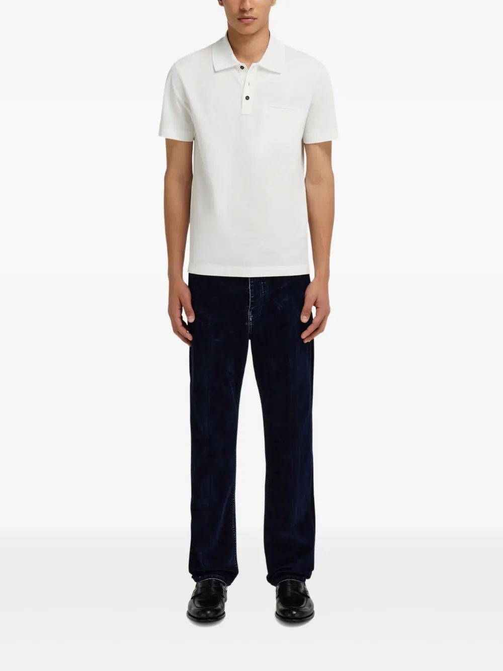 Ferragamo Camisa polo com bordado e bolso | Image 2