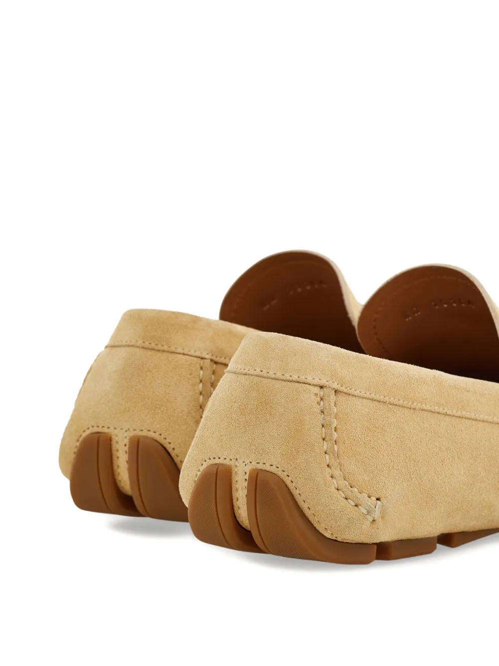 Ferragamo Loafers met Gancini-plakkaat Beige