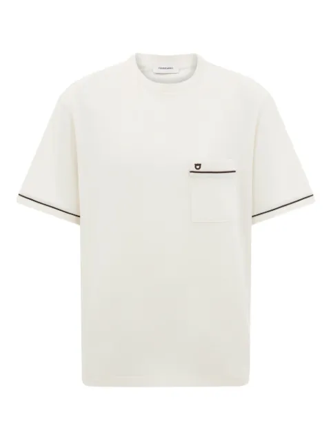 Ferragamo contrasting-trim T-shirt